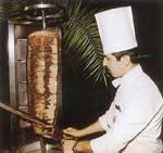 Doner Kebab, a sample of Turkish Cuisine